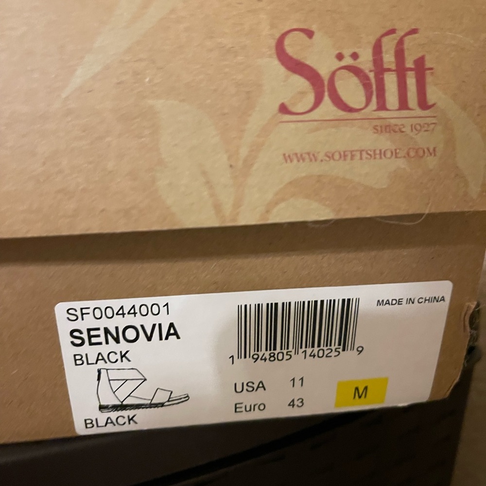 Black Söfft Senovia Shoes